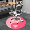 1 Stück Liebe Harmonie Büro Runder Teppich, Matte Geeignet Für Büro, Unter Bürostühlen Schlafzimmer Wohnzimmer Heimdekoration, Zimmer Deko