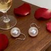 Stylish S925 Sterling Silver Pearl Earrings: Light Luxury Korean Style Ear Hooks and Studs