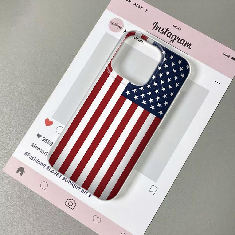 

Чехол для телефона с флагом США для iPhone 11 12 13 Pro Чехол 14 15 Plus 16 17 Pro Max 17Air Чехол Силиконовый Мягкий Прозрачный Ударопрочный Чехол iphone 13 Pro