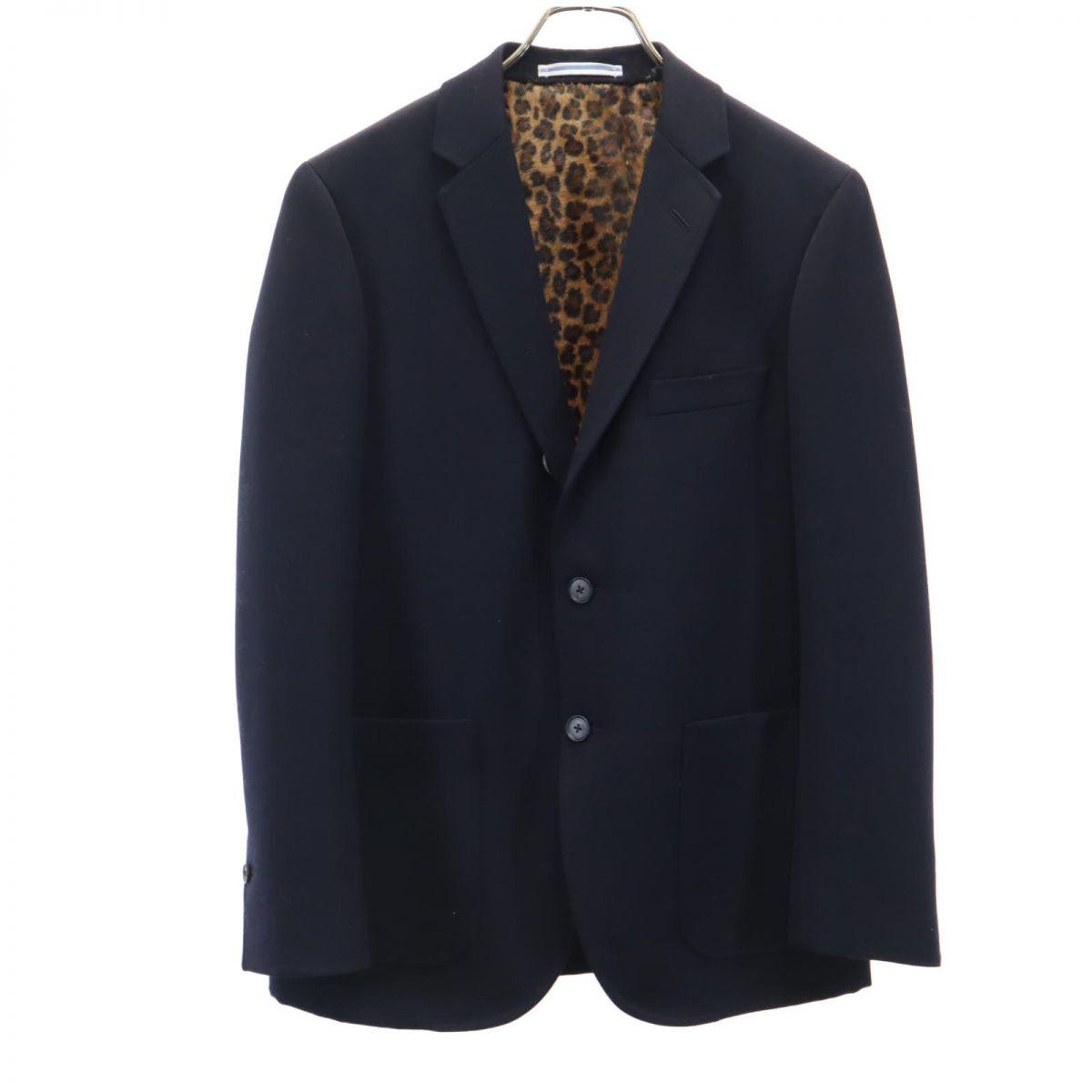 

FRANKLIN TAILORED Мужской шерстяной пиджак приталенного кроя с длинным рукавом 2 Темно-синий Б/у