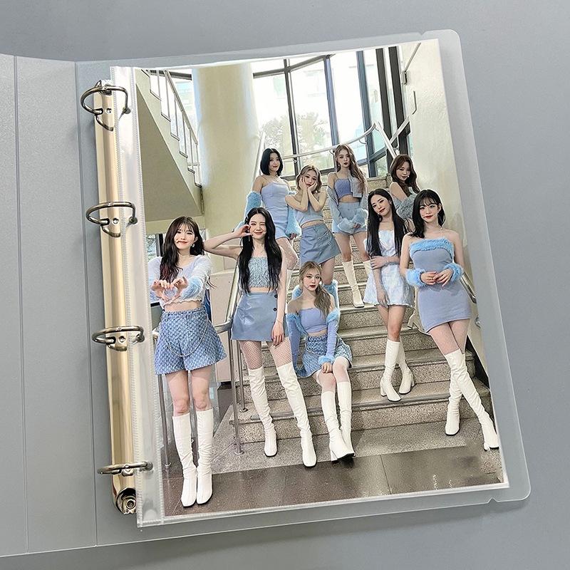 3-inch Loose-leaf Transparent Photo Album for Airplane, Movie & Train Tickets