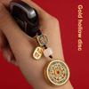 Chinese Vintage Car High-Grade Keychain Gold Bag Pendant Delicate Feature Hand-Woven Diy Charm  Boyfriend Gift