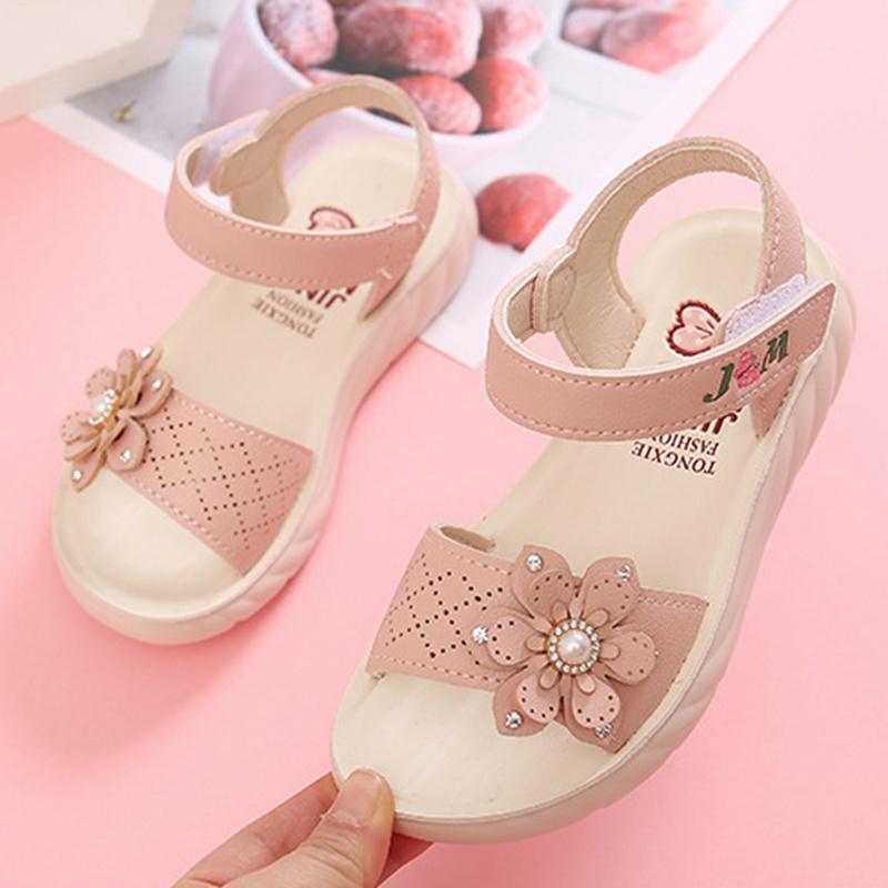Children's Sandals Summer New Girls Sandals Sports Beach Shoes Baby Shoes