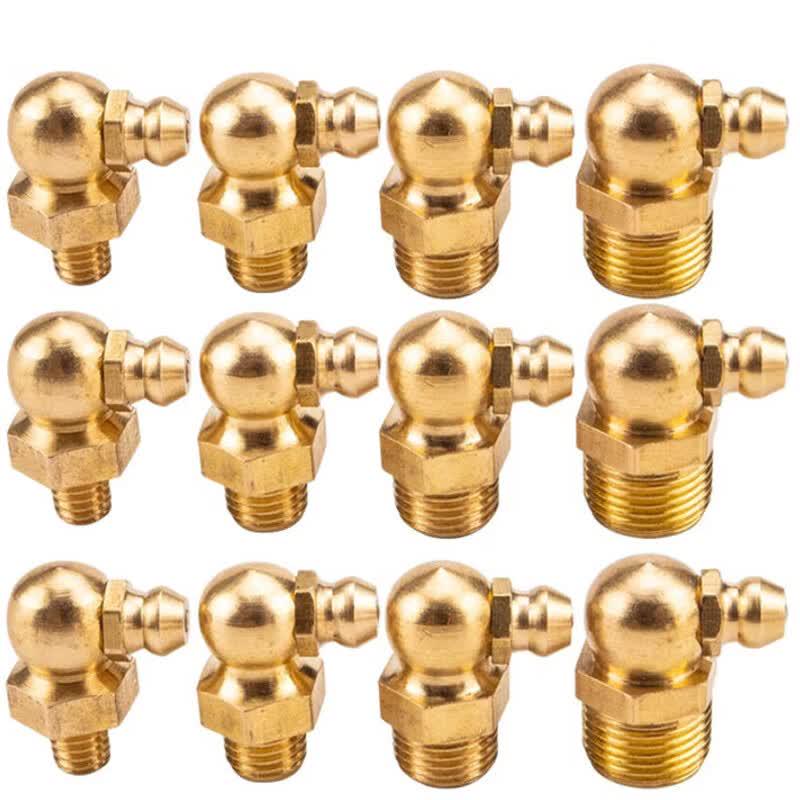 All Copper 90-Degree M8 Grease Nipples