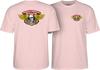 Powell Peralta WINGED RIPPER Skateboard T Shirt LIGHT PINK Unisex T-Shirt
