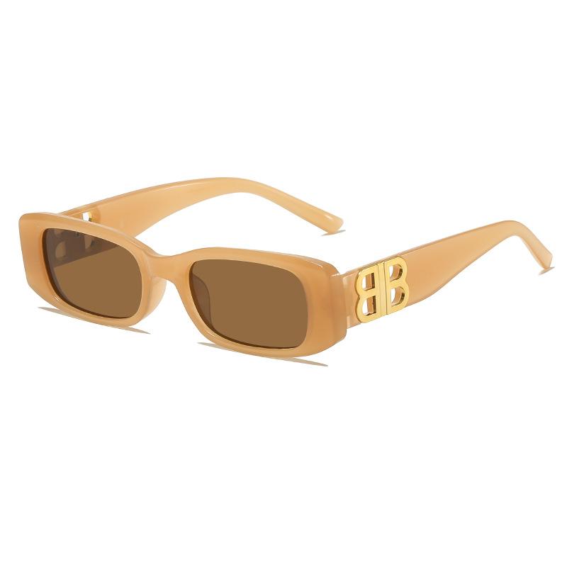 Women'S Square Sunglasses, Small Frame Sunglasses, Men'S Personalized High-End Glasses
