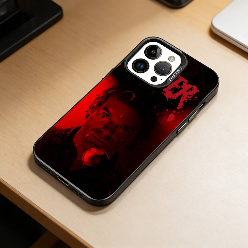 

Anti-hero Dexter Morgan Phone Case For iPhone 17,16,15,14,13,12,11 Plus,Pro Max,XS,Colorful Silver Phone case Funda Cover iPhone17
