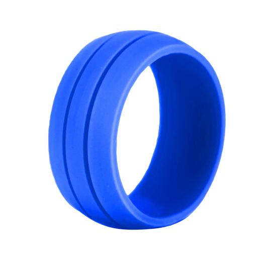 Women Men Flexible Silicone Wedding Ring Outdoor Sports Gym Band Fashion Gift