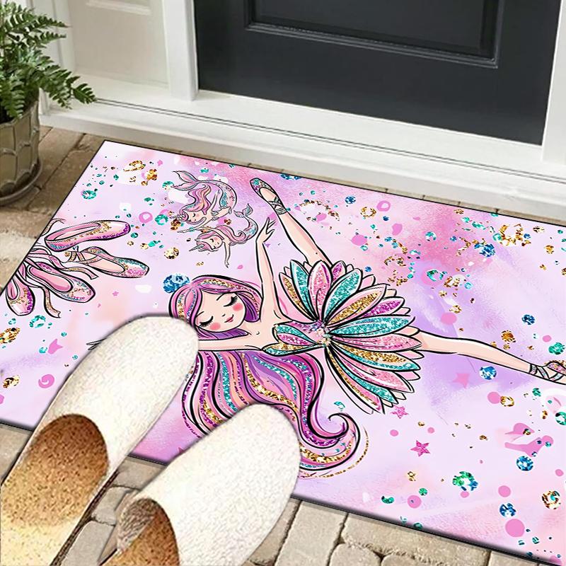 Dreamy Fairy Tale World Office Rug Chair Mat, Entryway Carpet, Suitable for Front Door, Bedroom, Living Room, Desk, Holiday Gift