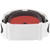Oakley Sneeuwbril OO7050 Flight Deck L Mat Wit Prizm Saffier Iridium Lens Frameloos Grote Pasvorm Reguliere Import