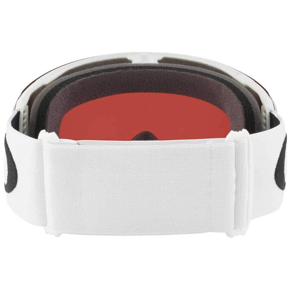 Oakley Sneeuwbril OO7050 Flight Deck L Mat Wit Prizm Saffier Iridium Lens Frameloos Grote Pasvorm Reguliere Import