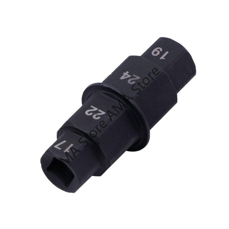 Hex Axle Tool Universal Chrome Silver Hex Wrench Removal Tool Hex Allen Axle Spindle Tool for Motorcycle Front Axle Wheel