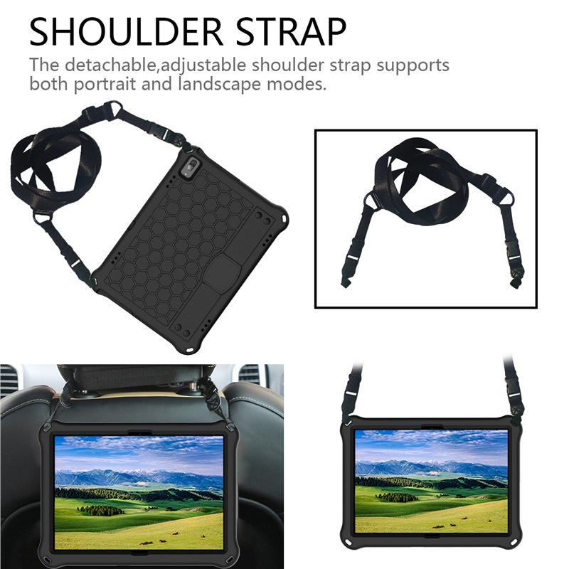 Suitable for Lenovo X306 tablet protective case, M10plus, X606 protective cover, K10 full cover, anti-drop case with shoulder strap