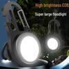 Portable Multifunctional Keychain Flashlight - High-Intensity Folding Light for Outdoor and Camping