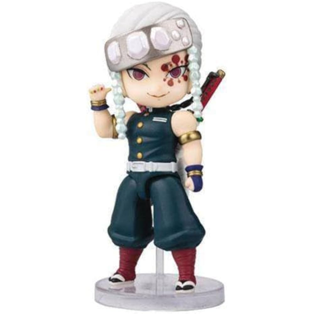 TAMASHII NATIONS Figuarts Mini Demon Slayer: Uzu Tengen Approx. 100mm PVC/ABS Pre-painted Action ...