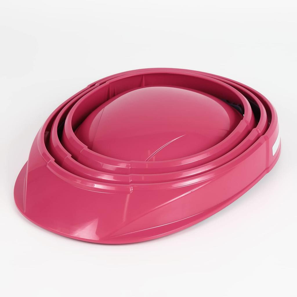 Folding Disaster Prevention Helmet Osamet Reflective Osamet Rose Disaster Prevention and Crime Prevention Direct (with Material) (for Adults, Red)