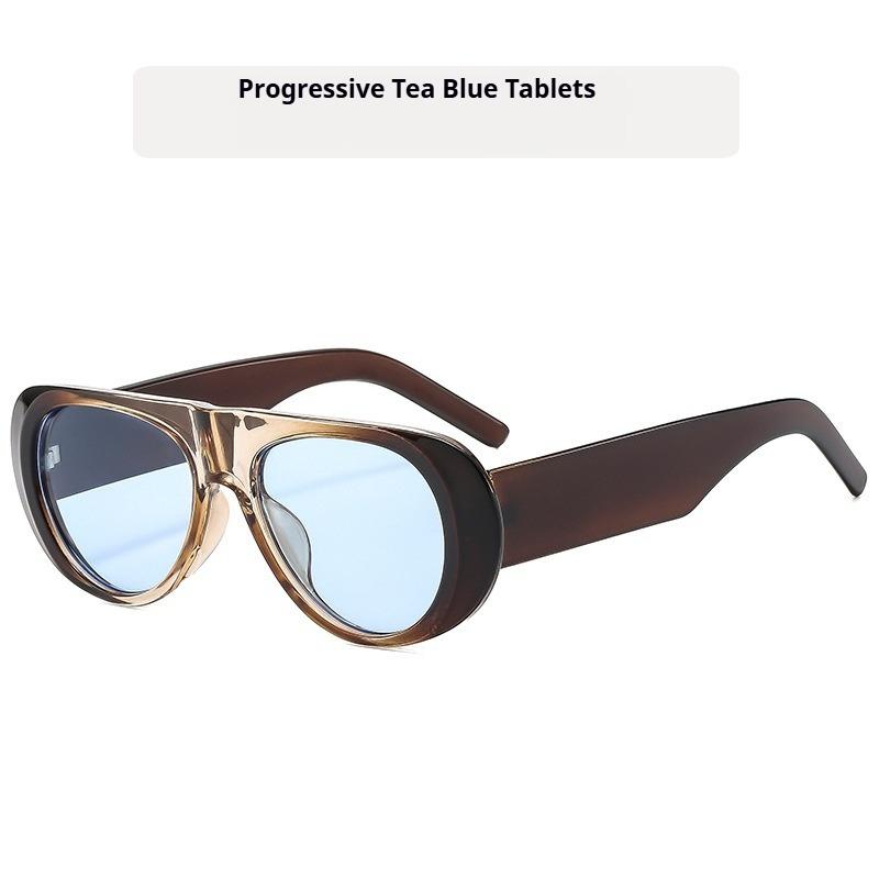 

2026 Fashion Women s Oval Sunglasses, Leopard Print Gradient Wide Temple Frame, Retro Sunglasses, Unisex Shades for Men & Women