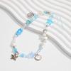 European and American Summer Ocean Ins Style Conch Starfish Scallop Shell Mobile Phone Chain Small Fresh Beaded Mobile Phone Pendant