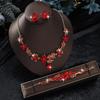Trendy European Bridal Floral Jewelry Set: Chic, Stylish, and Versatile for Everyday and Special Occasions