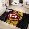Dresden City Emblem Print Area Rug - Soft, Washable Non-Slip Indoor Mat for Office Chairs, Living Room, Home Office Decorative Rug