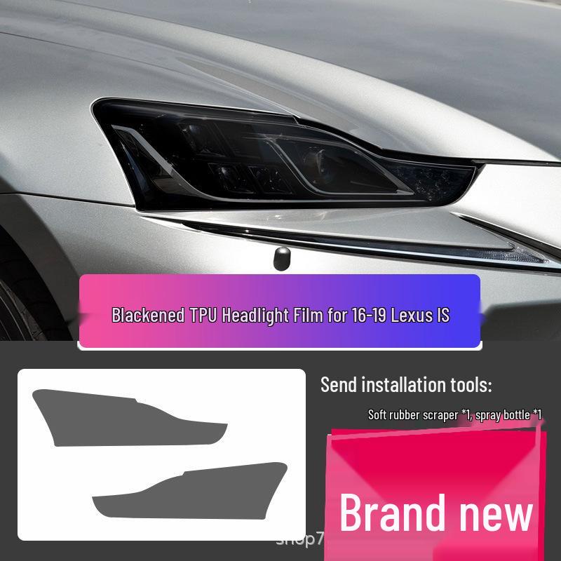 Transparent Smoked Protective Headlight Film for Lexus CT200, ES, RX, UX, IS, NX, LX