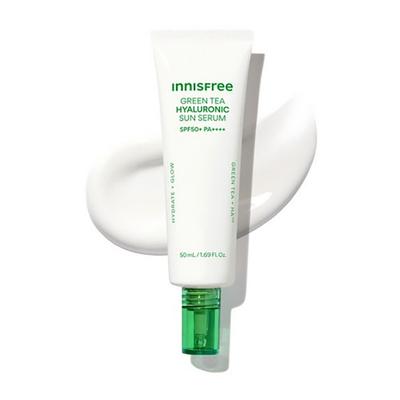 Grüner Tee Hyaluron Sonnen-Serum LSF50 PA++++ 50ml +ZUFÄLLIGES GESCHENK