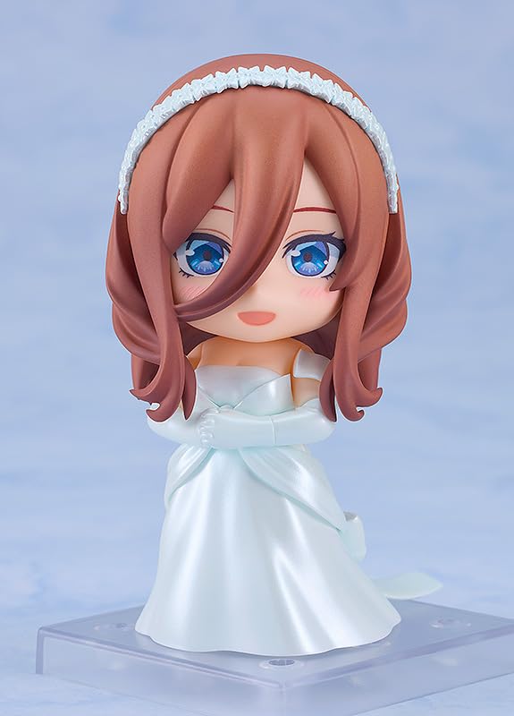 Nendoroid The Quintessential Quintuplets Miku Nakano Wedding Dress Plastic Painted Movable Figure Ver. Non-scale