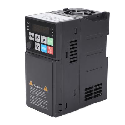 Μετατροπέας Συχνότητας VFD Ψηφιακή Οθόνη 1.5KW 7A 220V Είσοδος Έξοδος Μονοφασικός σε Τριφασικό Μετατροπέας