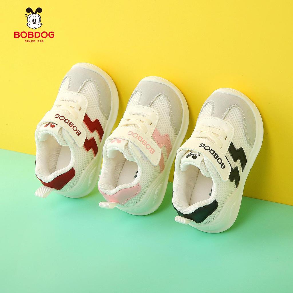 Bobodou 2026 Spring Breathable Mesh Toddler Shoes for Girls and Boys - Non-Slip Sports Design
