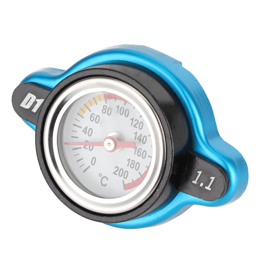 Tampa Universal Termostática do Radiador Tampa do Tanque de Água À Prova de Vazamentos Com Medidor de Temperatura Cabeça Grande 1.1bar