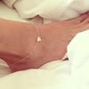 Girl Fashion  Heart  Bracelet Chain Beach Foot  Jewelry