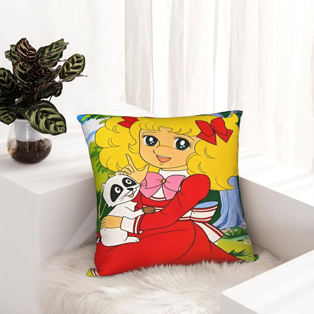 Anime Manga Candy Candy Pillow Cover Fashion Pillow Case For Chair Sofa Home Decor Print Cushion Cover Gift