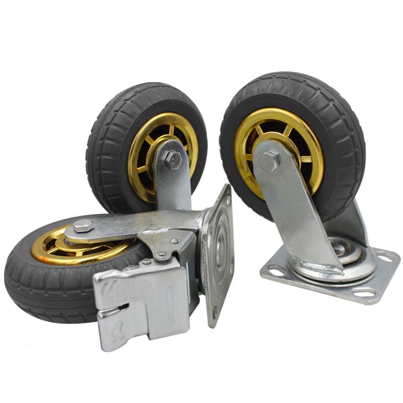 Deyi Heavy-Duty Industrial Rubber Caster Wheel