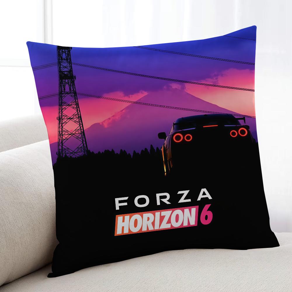 FForzaES HHorizon 6 Spiel Kissenbezug Heim Bettwäsche Sofa Wohnzimmer Kissenbezug Einfach Weich Haut Kissenbezug Party Geschenk