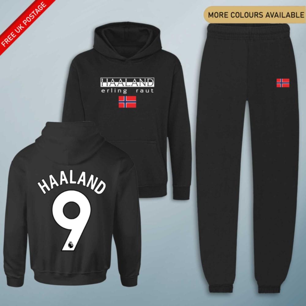 Kids Halan Tracksuit | Boys Girls Football Hoodie and Joggers Set | Soccer Outfit