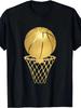 Comfortable Everyday Men's Basketball Pattern Unisex T-shirt