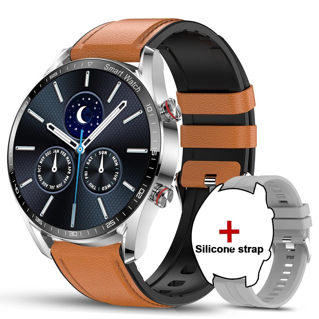 New Bluetooth Call Smart Watch Men Heart Rate Health Monitoring Voice Assistant Waterproof Fitness Tracker Sports Smartwatch