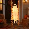 Indoor Outdoor Holiday Party Supplies Hanging Swinging Ghost Halloween Decoration for Garden Yard Weighted Fabric Flying