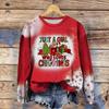 Womens Casual Print Hooded Sweatshirt With 3D Letter Graphic Round Neck Lightweight Comfort Fit Everyday Wear