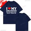 My Girlfriend Is Hotter Than You Cotton Shirt Fun Boyfriend Tops Gift for Valentines Aesthetic Tee Oversized Unisex Harajuku High Quality