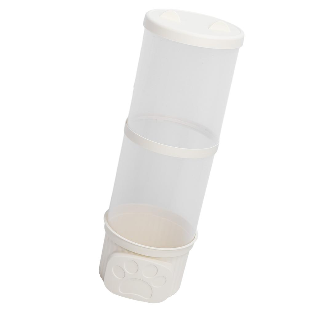 Doll Storage Bucket Thickened PP Large Capacity Transparent Milk White Buttons Stuffed Animal Storage Tube for Bedroom Living Room Nursery Playroom