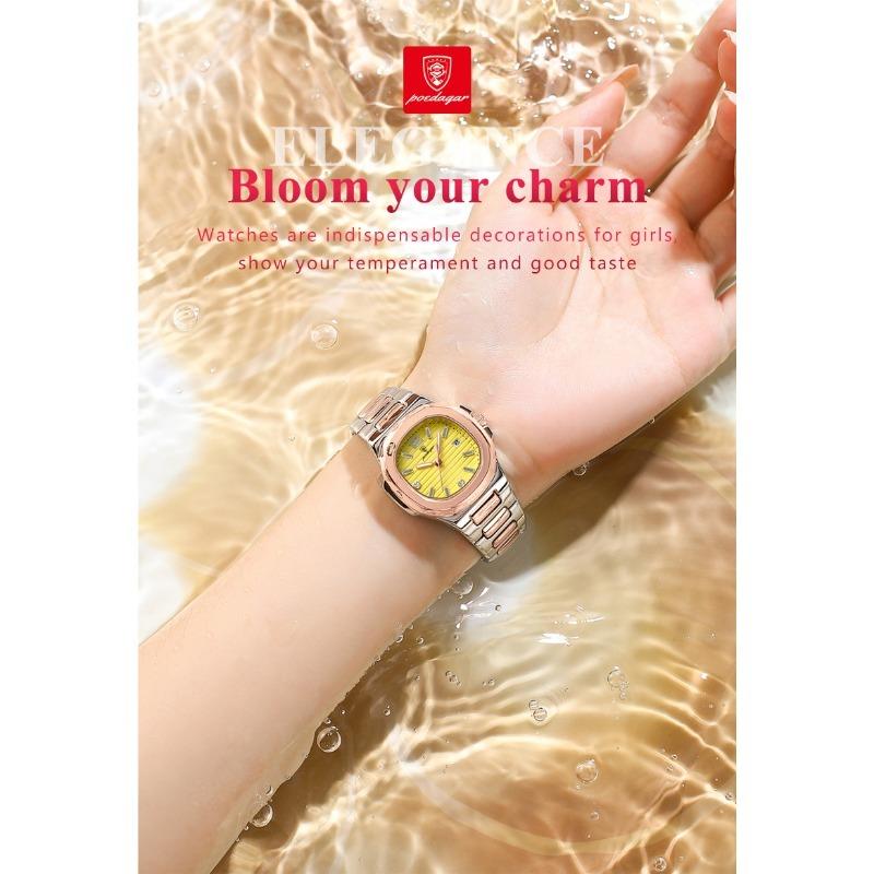 POEDAGAR Luxury Woman Watch Sports Quartz Ladies Watch for Women Waterproof Luminous Date Female Clock Dress Watches+box