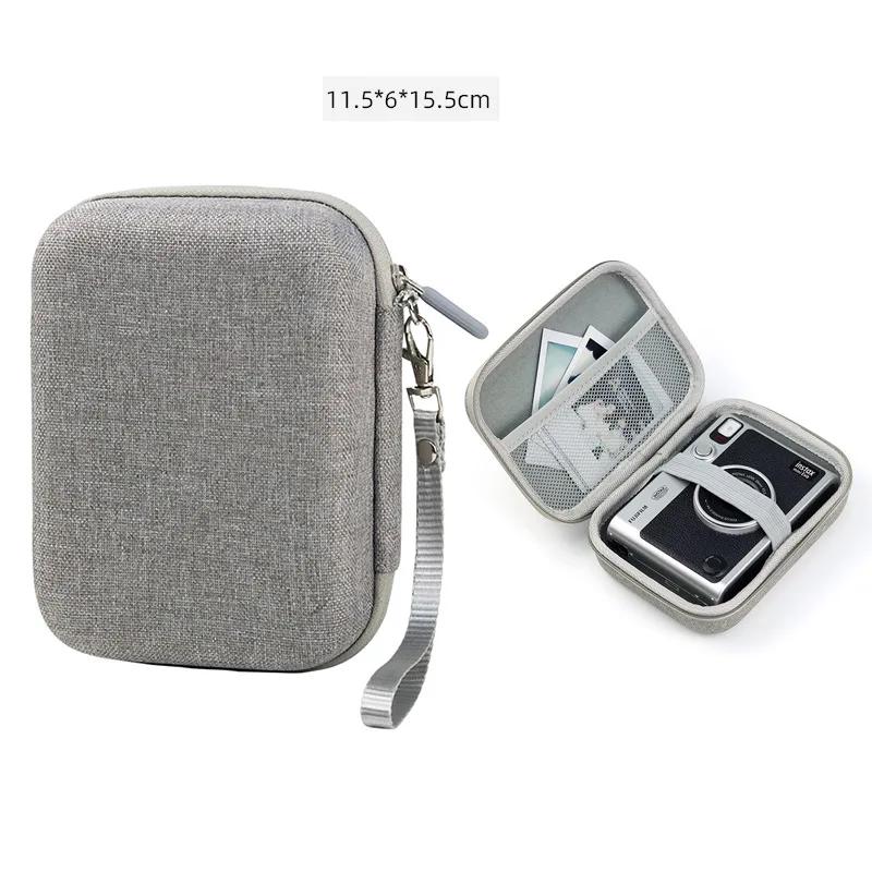

Сумка для хранения камеры Жесткий дорожный чехол Смартфон Принтер Ударопрочная Жесткий корпус Переноска Органайзер Универсальная Защитная сумка для камеры серый