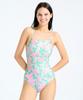 Hugeu Secret Garden Mint Rose Low Cut Ux Tie Back Wra2743