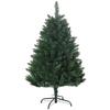 Albero di Natale artificiale 305 rami con base a croce in acciaio rimovibile diametro 85 x 120H cm verde