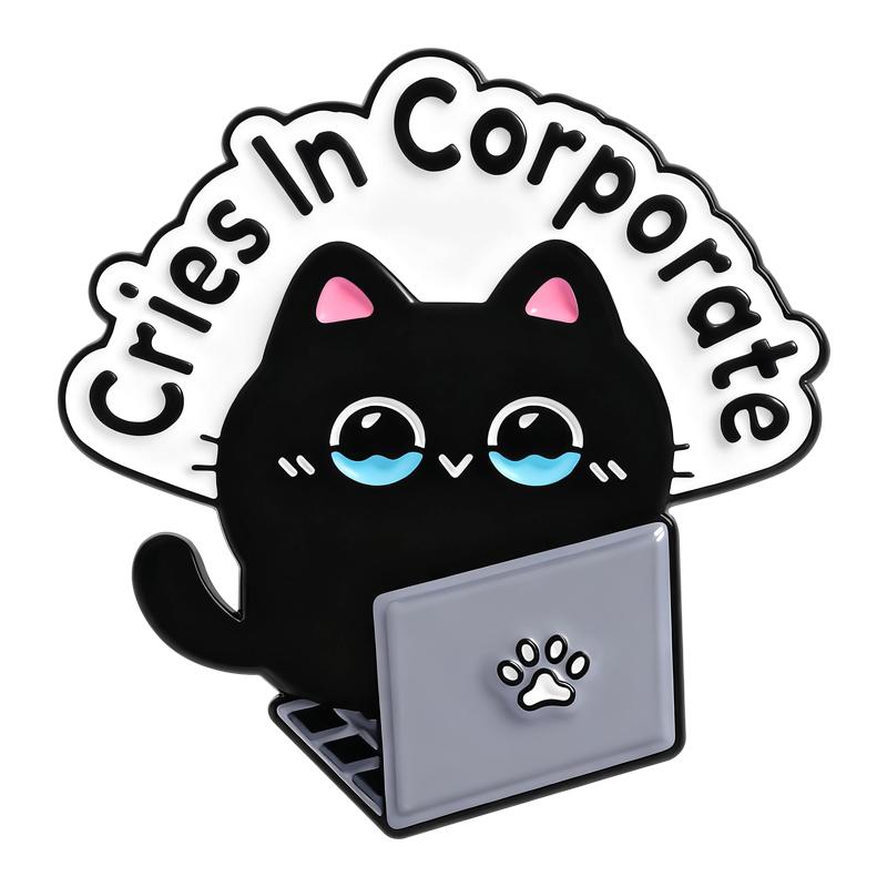 Cute Cat Collection Enamel Pins Cartoon Turbo Granny Cat Anime Character Kitten Doctor Animal Brooches Lapel Badge Jewelry Gifts