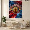 Manchester Crest Poster Bedding 1 Duvet Cover 2 Pillowcase Without Core Duvet Cover And Pillowcase Bedding Set Christmas Birthday Gift