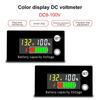 DC 8V-100V Battery Capacity Indicator Lead Acid Lithium LiFePO4 Car Motorcycle Voltmeter Voltage Gauge 12V 24V 48V 72V Black