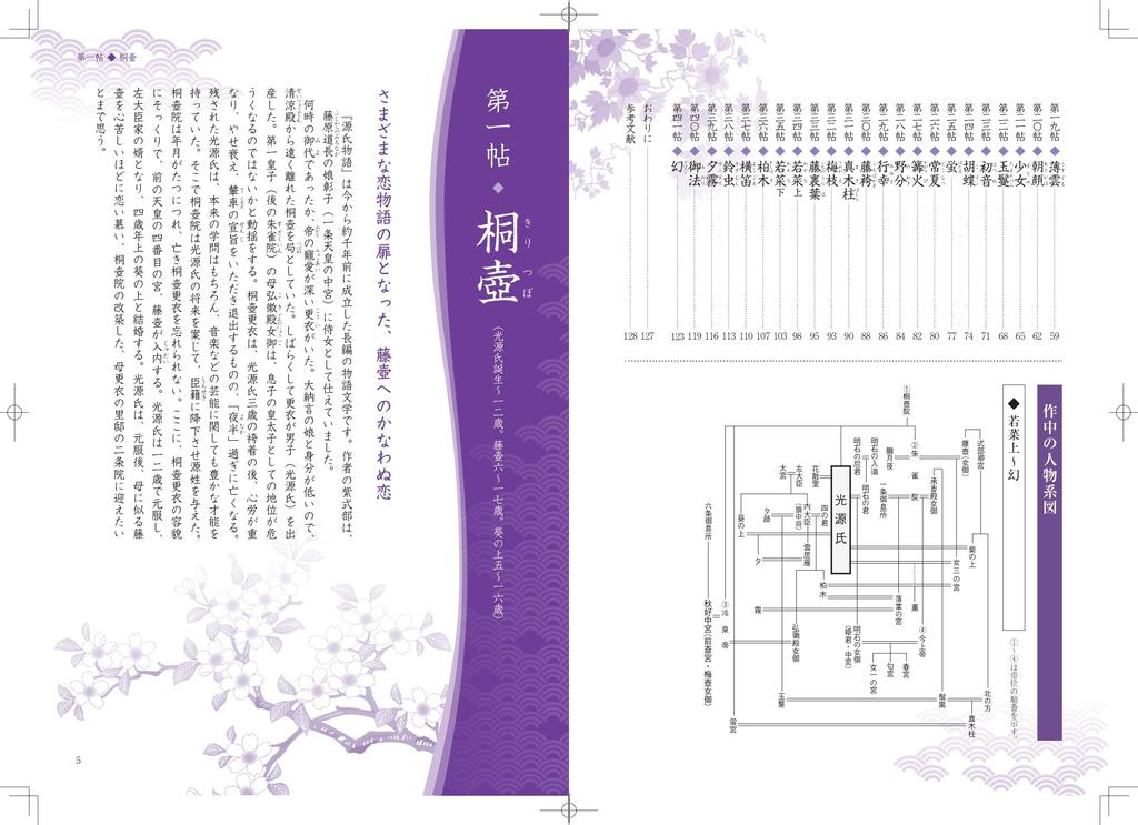 Enjoy the Tale of Genji with a pencil