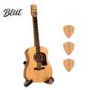 Guitar Pick Display Stand Holder with Stand Wooden Plectrum Handmade Wood Miniature Shape Organizer for Lovers Case